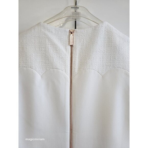 BNWT Ted Baker London Ilad Scallop-Detail Tunic Dress - Picture 7 of 15